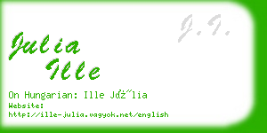 julia ille business card